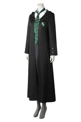 Hogwarts School of Witchcraft and Wizardry Slytherin Schoolgirls' Uniform Cosplay Costume Game Suit for Women