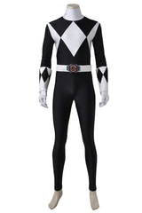 Movie Mighty Morphin Power Rangers Zack Cosplay Bodysuit Cosplay Costume for Men's Jumpsuit