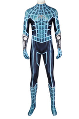 Marvel's Spider-Man Fear-Itself Suit Cosplay Bodysuit Blue Jumpsuit for Men