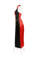 Resident Evil 4 Remak Ada Wong Cosplay Costume for Girls Cheongsam Dress Show Party Suir