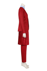 The Hunger Games: The Ballad of Songbirds & Snakes Cosplay Costume Red School Uniform for Women