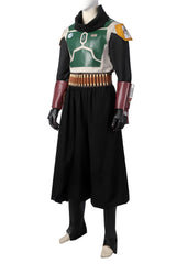 The Mandalorian Boba Fett Cosplay Costume Suit for Men Movie Costume Party Outfit Display