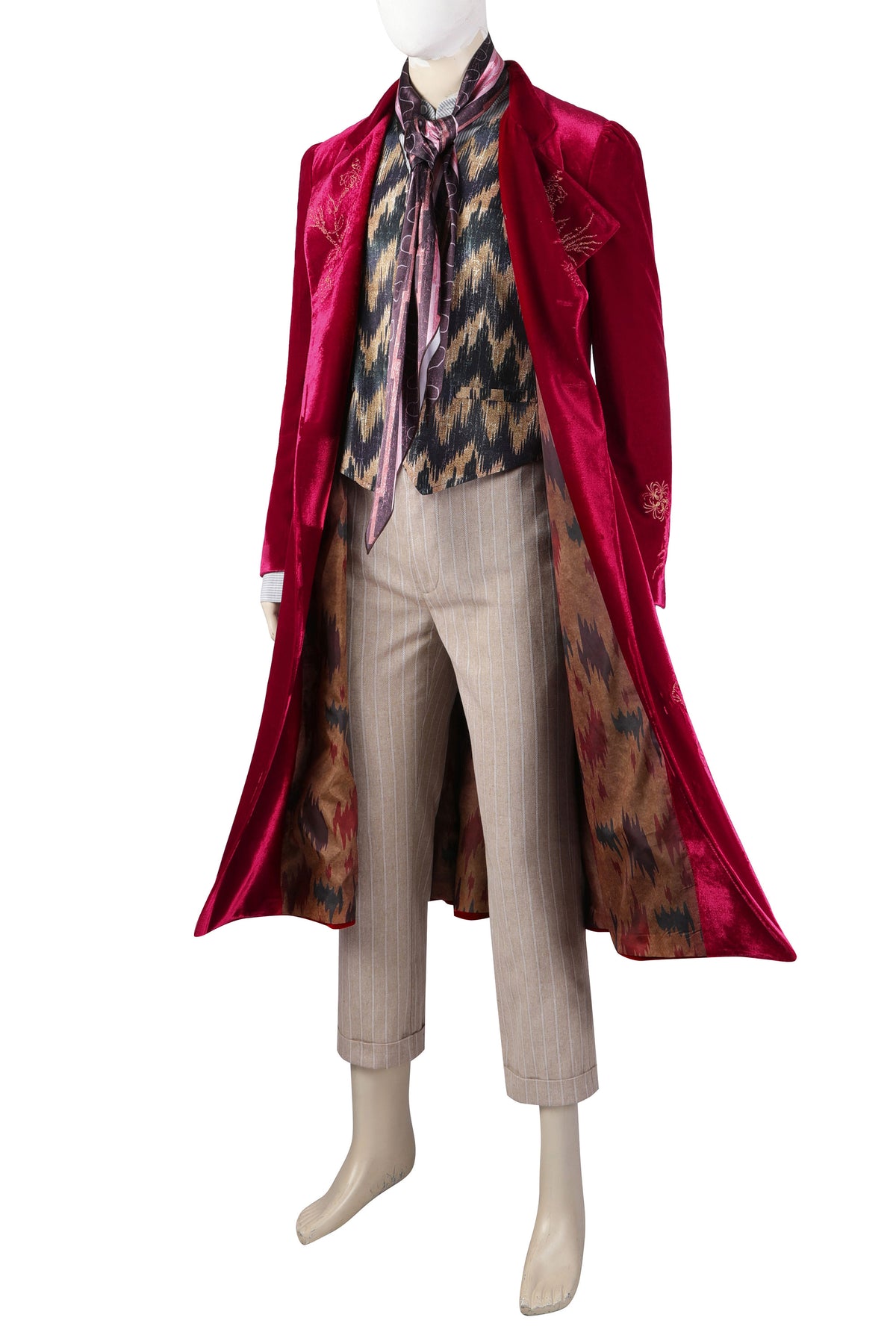 Wonka Willy Wonka Cosplay Costume Disney movie Suit for Men's Cosplay Party Display