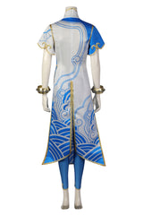 Chun-Li Cosplay Costume for Women Game Street Fighter 6 Cheongsam Comic Con Set