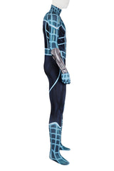 Marvel's Spider-Man Fear-Itself Suit Cosplay Bodysuit Blue Jumpsuit for Men