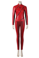 The Umbrella Academy Jayme Cosplay Costume for Girls Red Jumpsuit Party Suit Sown