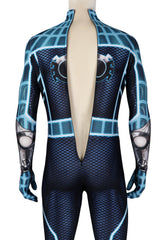 Marvel's Spider-Man Fear-Itself Suit Cosplay Bodysuit Blue Jumpsuit for Men