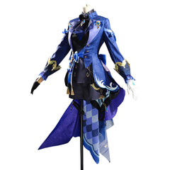 Games Genshin Impact Furina Cosplay Costumes Blue Suit for Girls for Cosplay Party