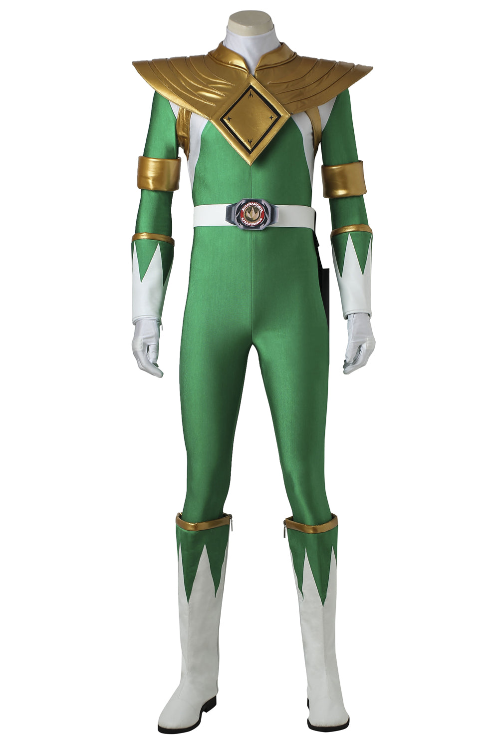 Kyoryu Sentai Zyuranger Burai Cosplay Jumpsuit Green Bodysuit Cosplay Costume for Men