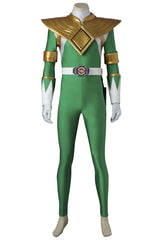 Kyoryu Sentai Zyuranger Burai Cosplay Jumpsuit Green Bodysuit Cosplay Costume for Men