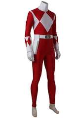 Mighty Morphin Power Rangers Jason Cosplay Bodysuit Cosplay Jumpsuit Red Suit for Boys