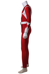 Mighty Morphin Power Rangers Jason Cosplay Bodysuit Cosplay Jumpsuit Red Suit for Boys