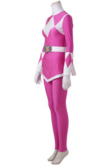 Mighty Morphin Power Rangers Kimberly Movie Cosplay Bodysuit Pink Jumpsuit for Girls