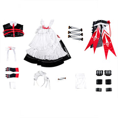 Zenless Zone Zero Alexandrina Sebastiane Cosplay Costume Victorian Domestic Maid Costume for Girls